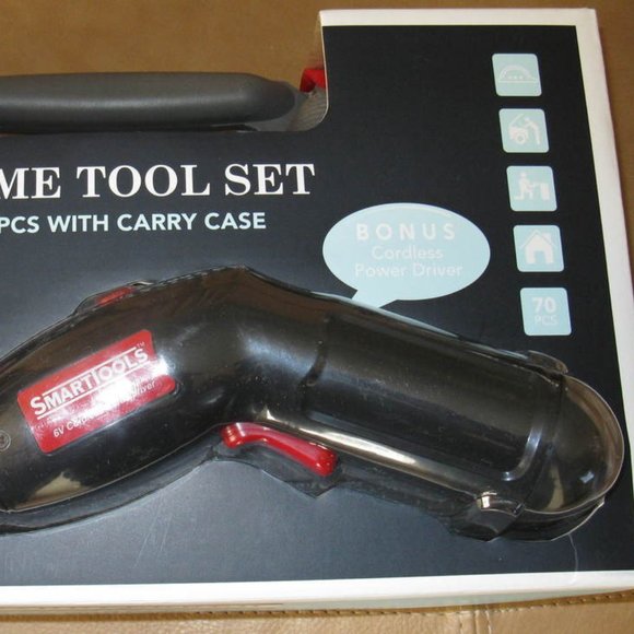 Tool Set 70 Pieces with Carry Case Saddlebred Bonus Power Driver New - Picture 2 of 4